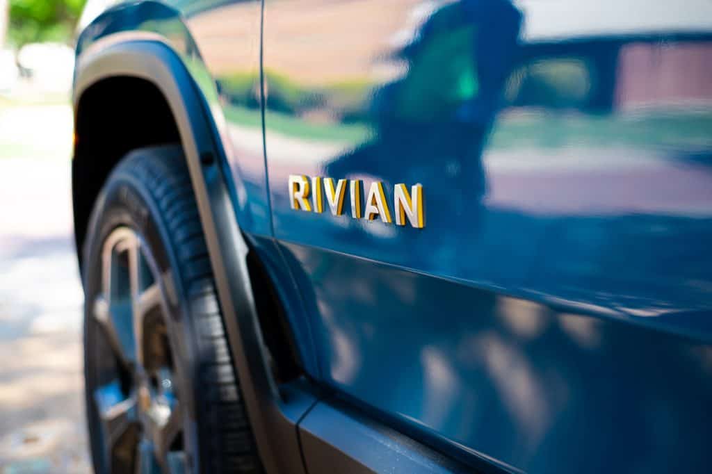RIVIAN truck parked outdoor