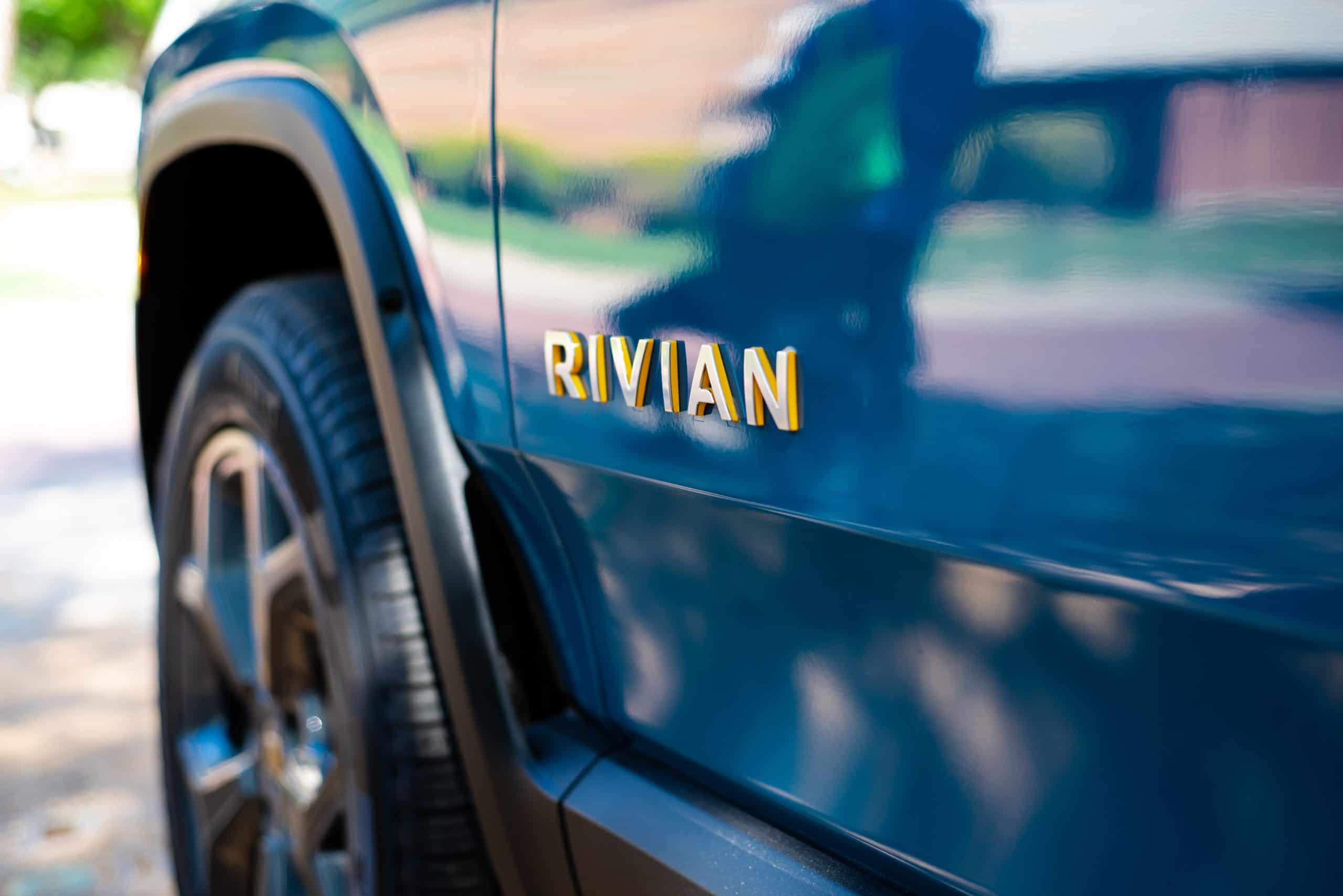 RIVIAN truck parked outdoor