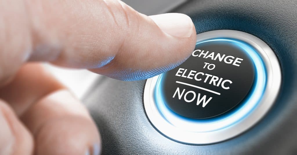 Change to Electric Vehicle Now button