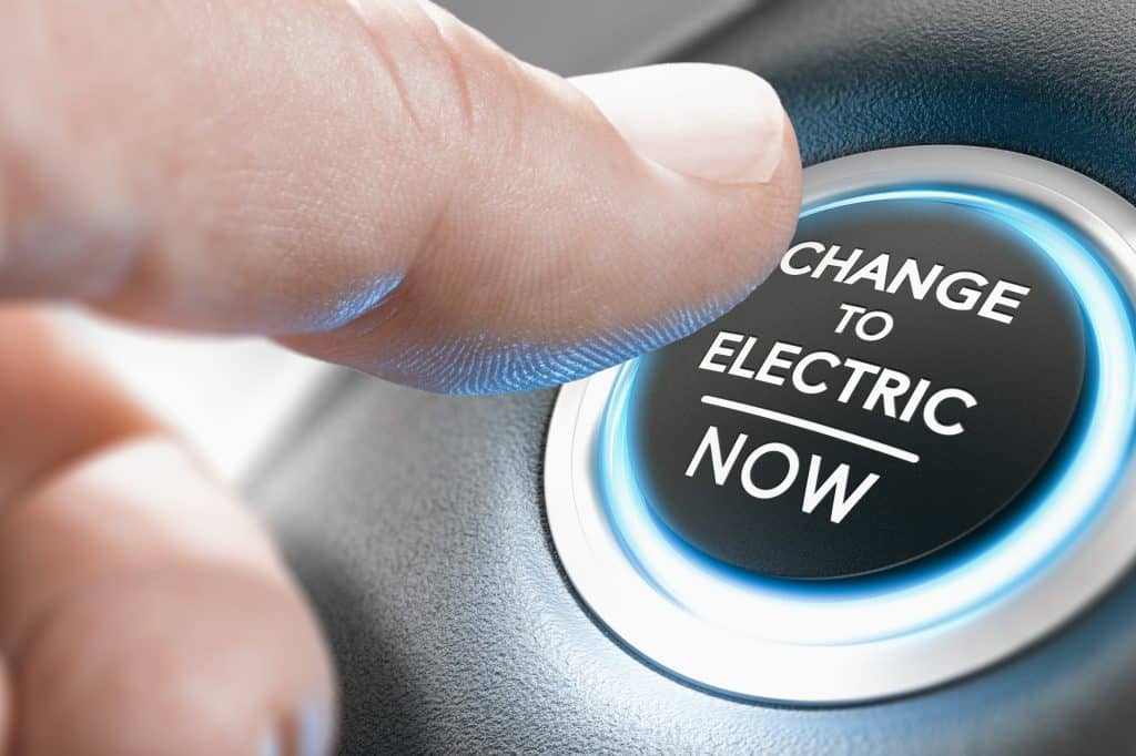 Change to Electric Vehicle Now button